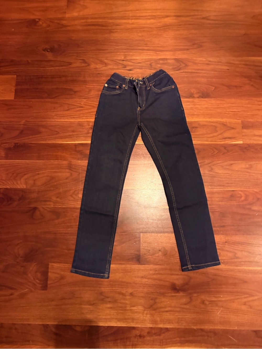Levi’s 510 Skinny Fit Boys Jeans Size 14 Regular Dark Wash